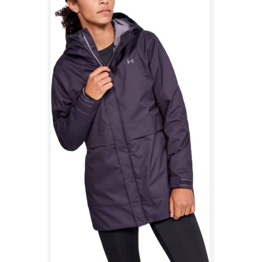 Under Armour Storm‎ ColdGear Women's 3 in 1 Hooded XS Purple